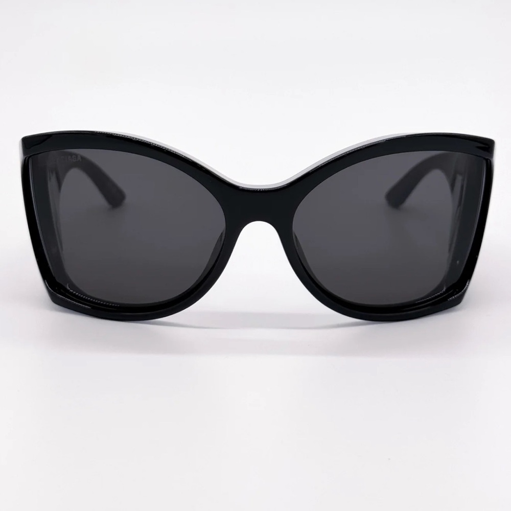 Balenciaga BB0154S Extreme Butterfly Sunglasses Black